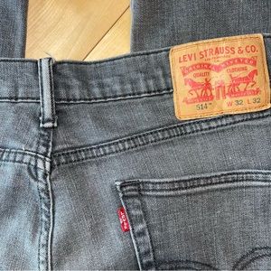 Men’s Levi’s 514 Black Jeans